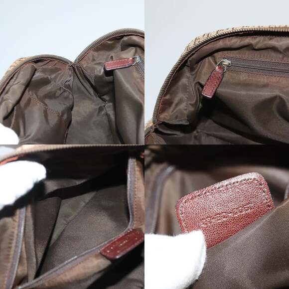 DIOR Trotter Canvas Hand Bag Brown - Picture 12 of 12